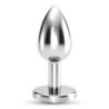 Plug Anal Jóia Bijou Transparente Pequeno Crushious Com Bolsa Aveludada Grátis