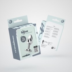 Plug Anale Gioiello Bijou Trasparente Piccolo Crushious Con Sacchetto Vellutato Gratuito