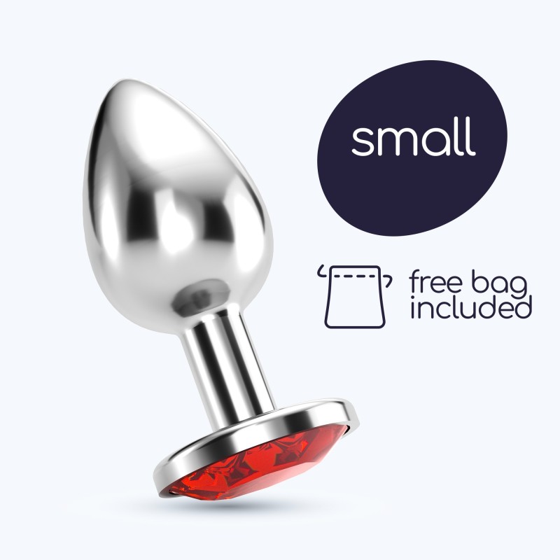 Anal Plug Bijou Punane Väike Crushious Tasuta Sametise Kotiga Anal Plug Bijou Punane Väike Crushious Tasuta Sametise Kotiga