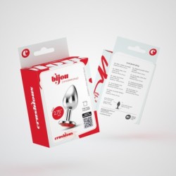 Plug Anal Joia Bijou Vermell Petit Crushious Amb Bossa Aterciopellada Gratis