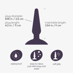 Plug Anal Jolly Plug Preto Crushious