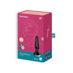 Analni čep Plug-Ilicious 2 Satisfyer Črn