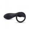 Plug Anal Vibratório Com Anel P-Ring Dark Side Preto