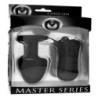 Vibrirajoči analni čep z draguljem in daljinskim upravljalnikom Paragon Master Series