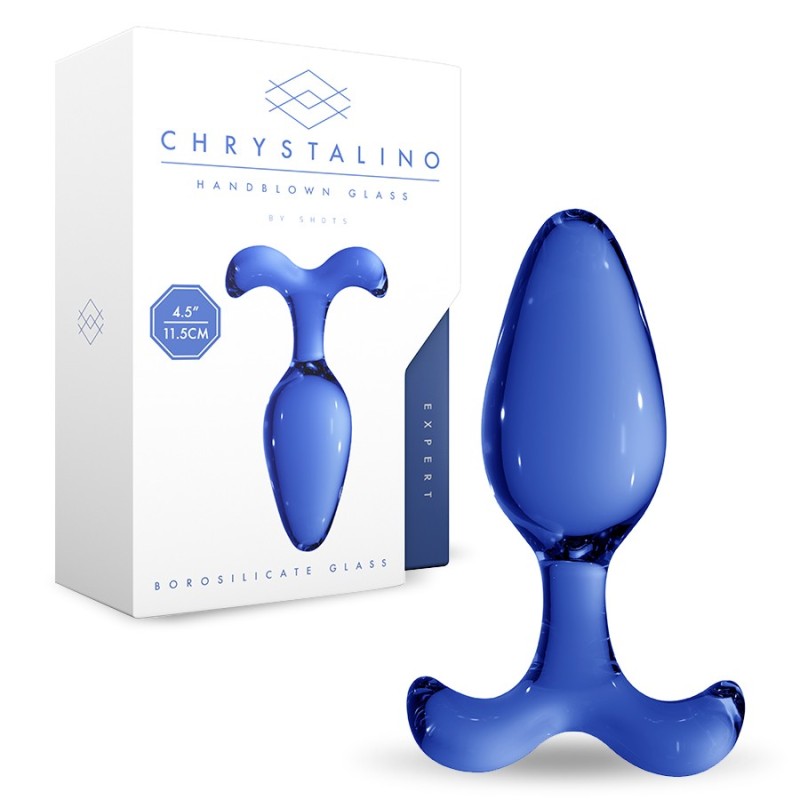 Plug En Vidrio Expert Chrystalino Azul