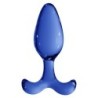 Glas Plug Expert Chrystalino Blau
