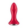 Δονητικός βύσμας Rotator Plug 1+ Με Εφαρμογή Satisfyer Κόκκινο