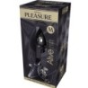 Anal Pleasure Mini Plug Metall Must Suurus M