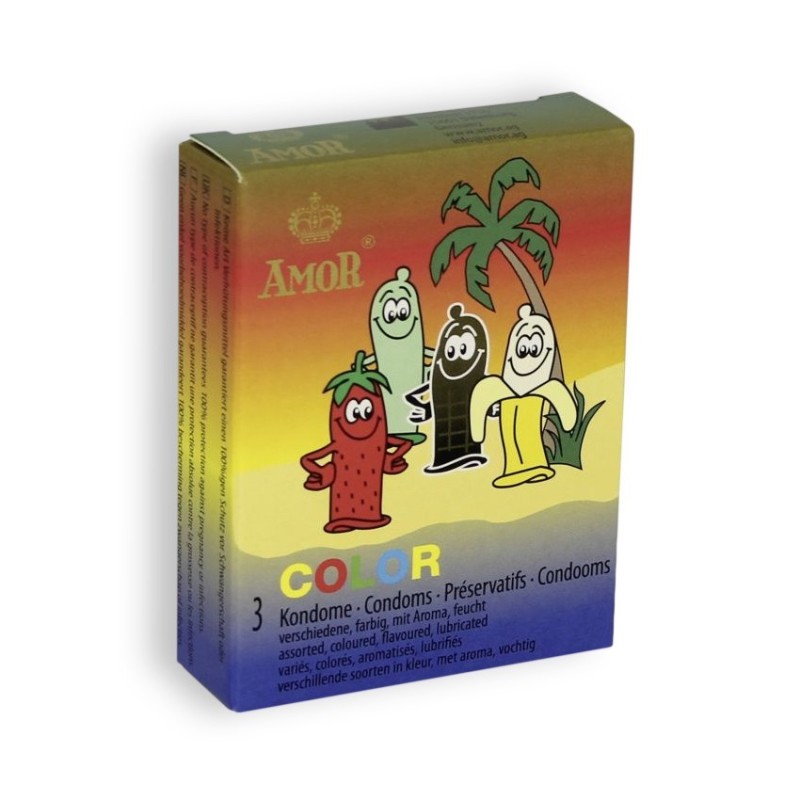 Condooms Kleur 3 Stuks