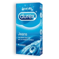 Durex Jeans prezervatyvai, 6 vnt.