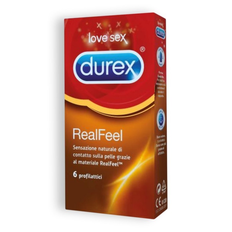 Durex Real Feel Kondomer 6 Stück
