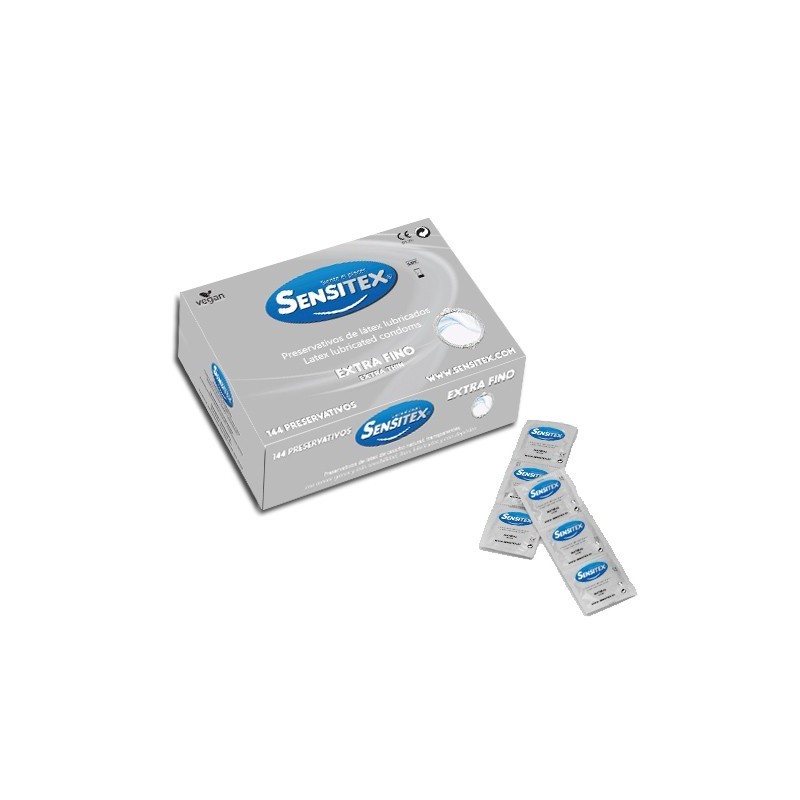 Préservatifs Naturels Extra Fins 144 Unités Sensitex