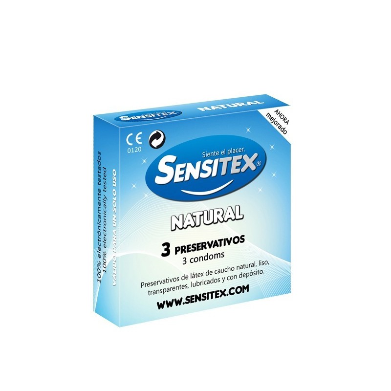 Веган презервативи Natural 3 броя Sensitex