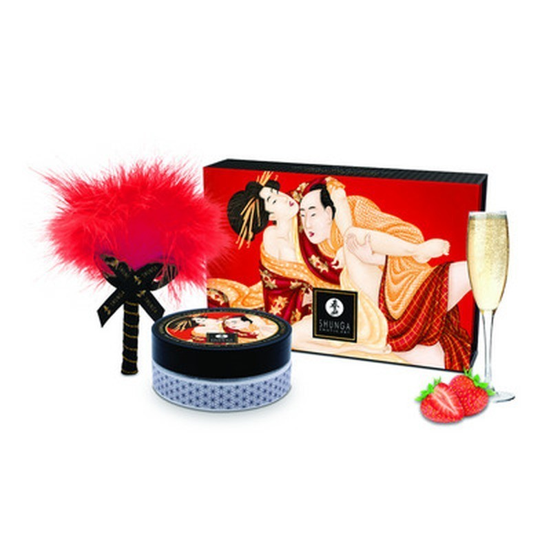 Suudeldav Kehapuuder - Maasika Vahuvein - 2.65 Oz / 75 Gr - Shunga Suudeldav Kehapuuder - Maasika Vahuvein - 2.65 Oz / 75 Gr - Shunga