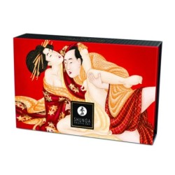Pudrasto Mazilo za Telo z Okusom - Penina z Okusom Jagode - 2.65 Oz / 75 Gr - Shunga