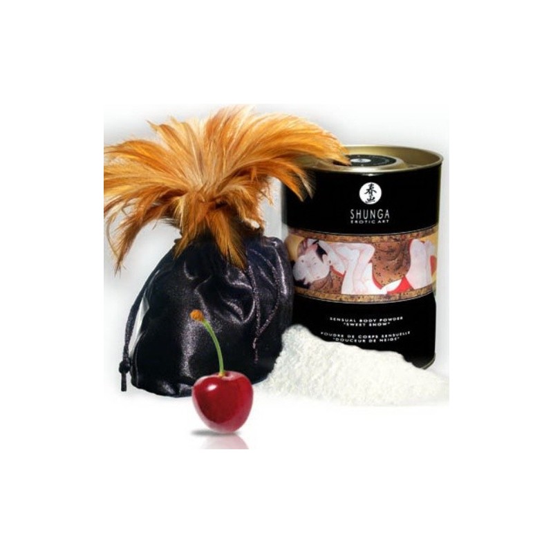 Shunga Sweet Snow Körperpuder Körsbär 228g