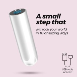 Quackers Oplaadbare Vibrerende Kogel Via Usb Wit Crushious