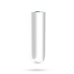 Quackers Uzlādējams USB Vibrējoša Bumbiņa Balta Crushious