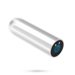 Quackers Bala Vibratória Recarregável Por USB Branca Crushious