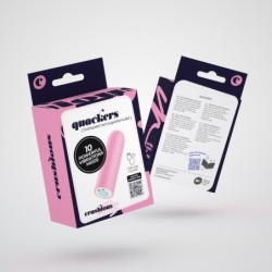 Quackers Genopladelig Vibrerende Kugle Via Usb Rosa Crushious