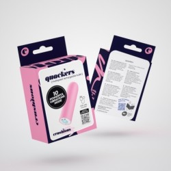 Quackers Ladattava USB-värinäpallo Pinkki Crushious