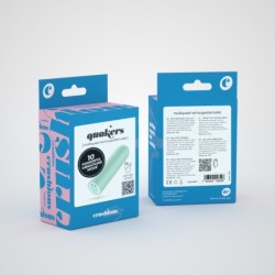 Quackers Bala Vibratória Recarregável Por USB Verde Menta Crushious