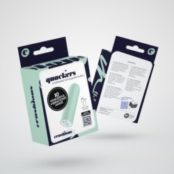 Quackers Uppladdningsbar Vibrator Kula med USB Mintgrön Crushious