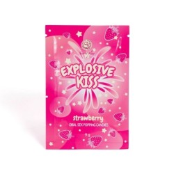 Sprogstantys saldainiai Explosive Kiss braškių skonio Secret Play