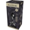 Anal Pleasure Mini Plug Metall Negre Talla S