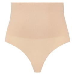 Sømløs G-strengs Shapewear Beige Størrelse S
