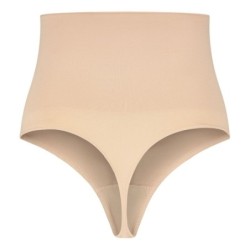 Faja Sin Costuras Estilo Tanga Beige Talla Xxl