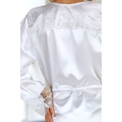 Badekåbe Og G-streng Fabienne Hvid Beauty Night Fashion 44 XXL