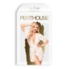 Hypnotic Penthouse balts halāts un stringi, izmērs 42 XL