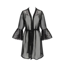 Lovelia melnais kaisles halāts un stringi 40-42 L/XL