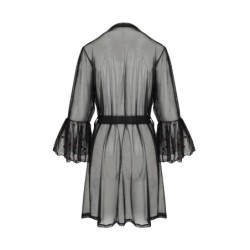 Lovelia musta värvi hommikumantel ja stringid Passion 40-42 L/XL