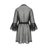 Lovelia Zwarte Passion Badjas & String 40-42 L/XL