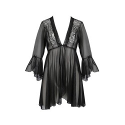 Halāts un stringi Primula Melns Eco Collection Passion 40-42 L/XL