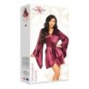 Samira Burgund Bademantel und Tanga Beauty Night Fashion 36-40 S/L
