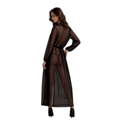 Hommikumantel ja stringid Zinnia Must Eco Passion 40-42 L/XL