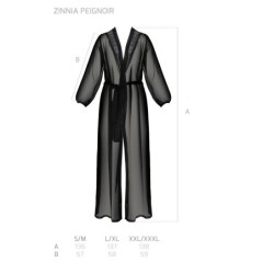 Hommikumantel ja stringid Zinnia Must Eco Passion 40-42 L/XL