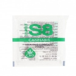 Bustina di lubrificante ibrido con effetto rilassante S8 Hybrid Cannabis Relaxing Stimul8 4Ml