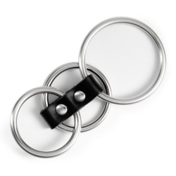 Saruman Комплект от 3 Метални Пръстена за Пенис Crushious