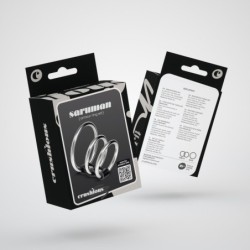 Σαρούμαν Σετ 3 Δαχτυλιδιών για το Πέος Από Μέταλλο Crushious