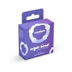 Zestaw Potrójnych Pierścieni Na Penisa Z Koralikami Crushious Transparentnych