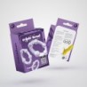 Crushious Prozirni Set Prstenova za Penis s Trostrukim Perlama