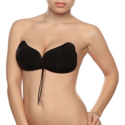 Lace-It Push-Up Krūšturis Melns C Izmērs
