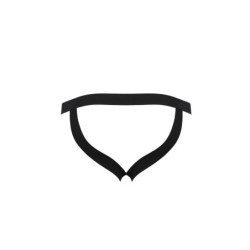 Slip med Benåbning Ben Sort Passion 40-42 L/XL