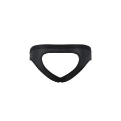 Joe Passion Zwarte Open Kruis Slip 36-38 S/M