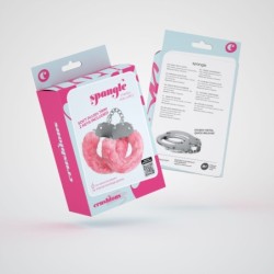 Spangle Metalliska Handbojor Med Rosa Crushious Plysch