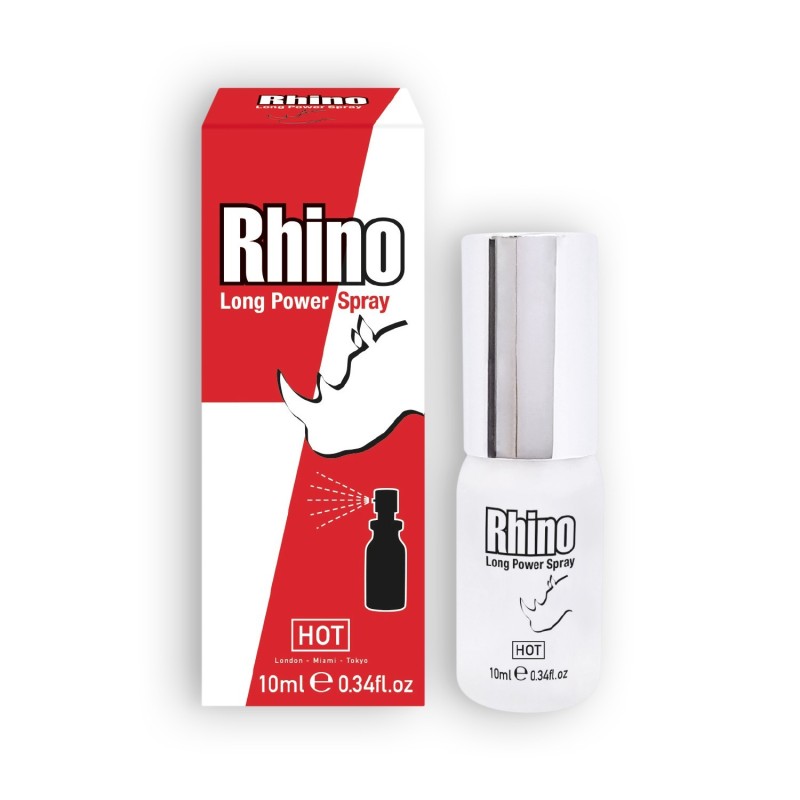 Purškalas varpos galvutei Rhino Long Power Spray Hot? 10Ml